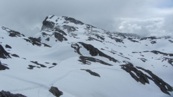 Schnee im Sommer? Auf dem Hochkönig war noch reichlich...