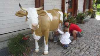 Rückweg über die Schweiz: Besichtigung der Emmentaler-Schaukäserei in Affoltern