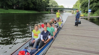 20. bis 22. Juli 2012: Drachenboot-Tour zum Priwall / Travemünder Woche