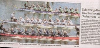 LN vom 06-06-2010 zum Drachenboot-Rennen am Schleswig-Holstein-Tag in Rendsburg